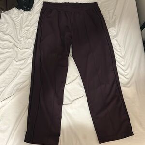 elasticated wide leg trousers